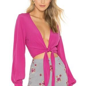 Flynn Skye Allie Top Sangria Pink size small